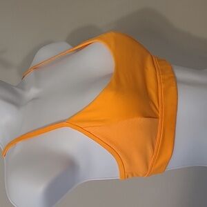 Alo Yoga xs orange sports bra/top